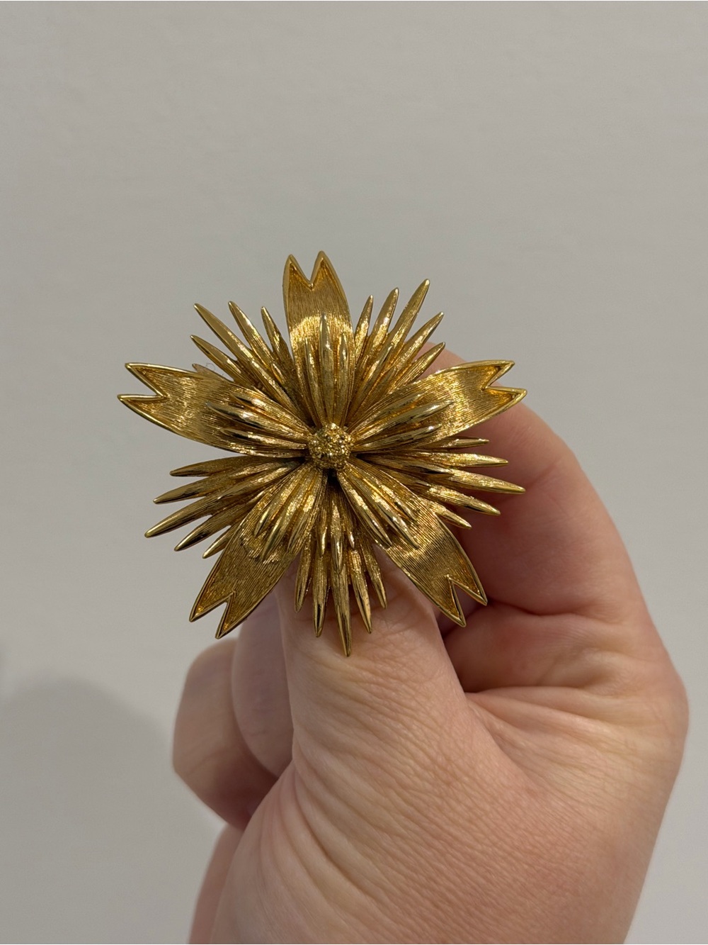 Vintage Monet Floral Brooch